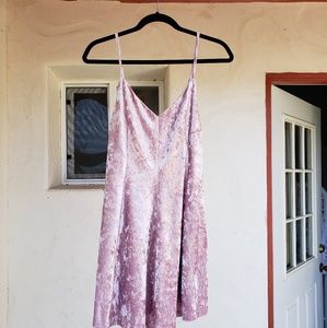 Velvet Pink dress